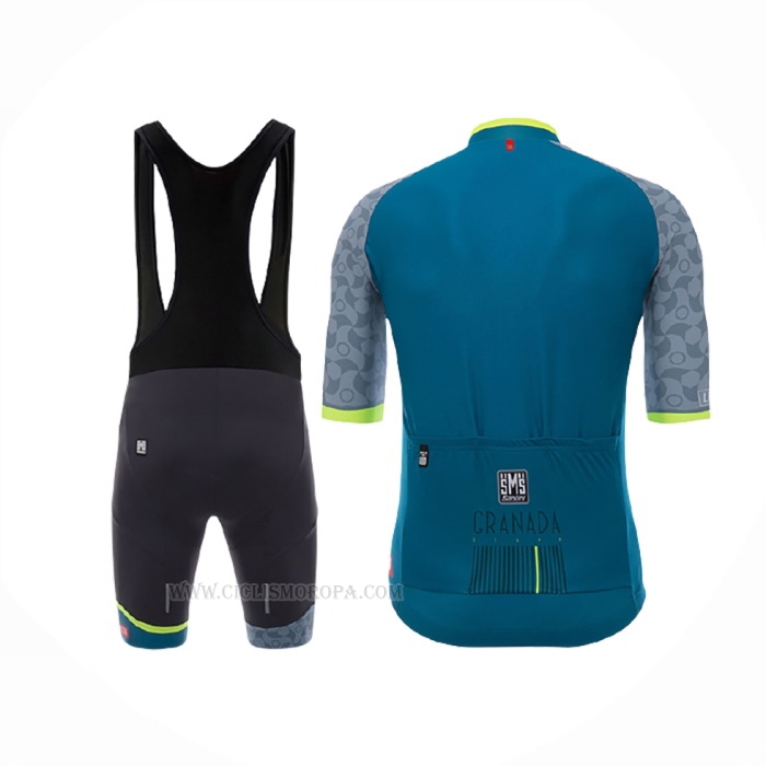 2017 Ropa Ciclismo Granada Vuelta Espana Azul Mangas Corta y Culotte Corto
